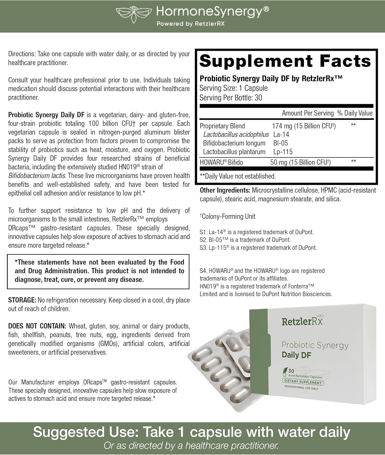 Men's Digestive Health Probiotic Supplement - 30 Billion CFU Bifidobacterium - Acid-Resistant Capsules - Supports Flora Balance - 30 Count