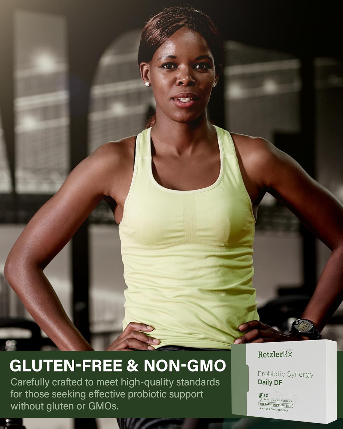 Men's Digestive Health Probiotic Supplement - 30 Billion CFU Bifidobacterium - Acid-Resistant Capsules - Supports Flora Balance - 30 Count