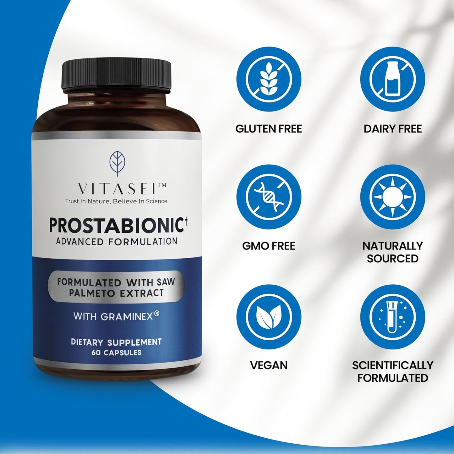 Men's Health Power Pack: Testronix, Prostabionic & Liver Cleanse Bundle for Energy, Muscle, Prostate & Liver Health - VITASEI Targeted Supplements
