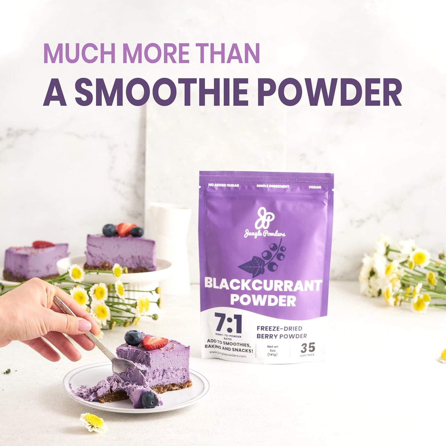 Men's Health & Vitality Bundle: 5oz Fadogia Agrestis Extract Powder + 5oz Black Currant Powder for Tea, Juice, Smoothies