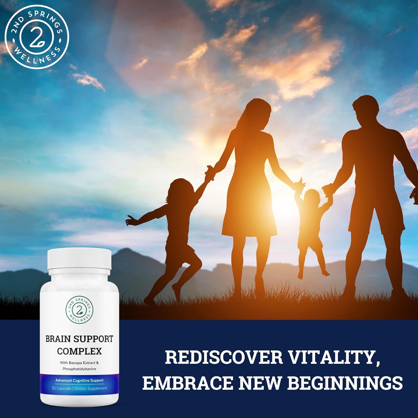 Men's Health Vitality Bundle: Brain Support Complex, Daily Essentials, Vitamin D3 + K2 for Optimal Wellness