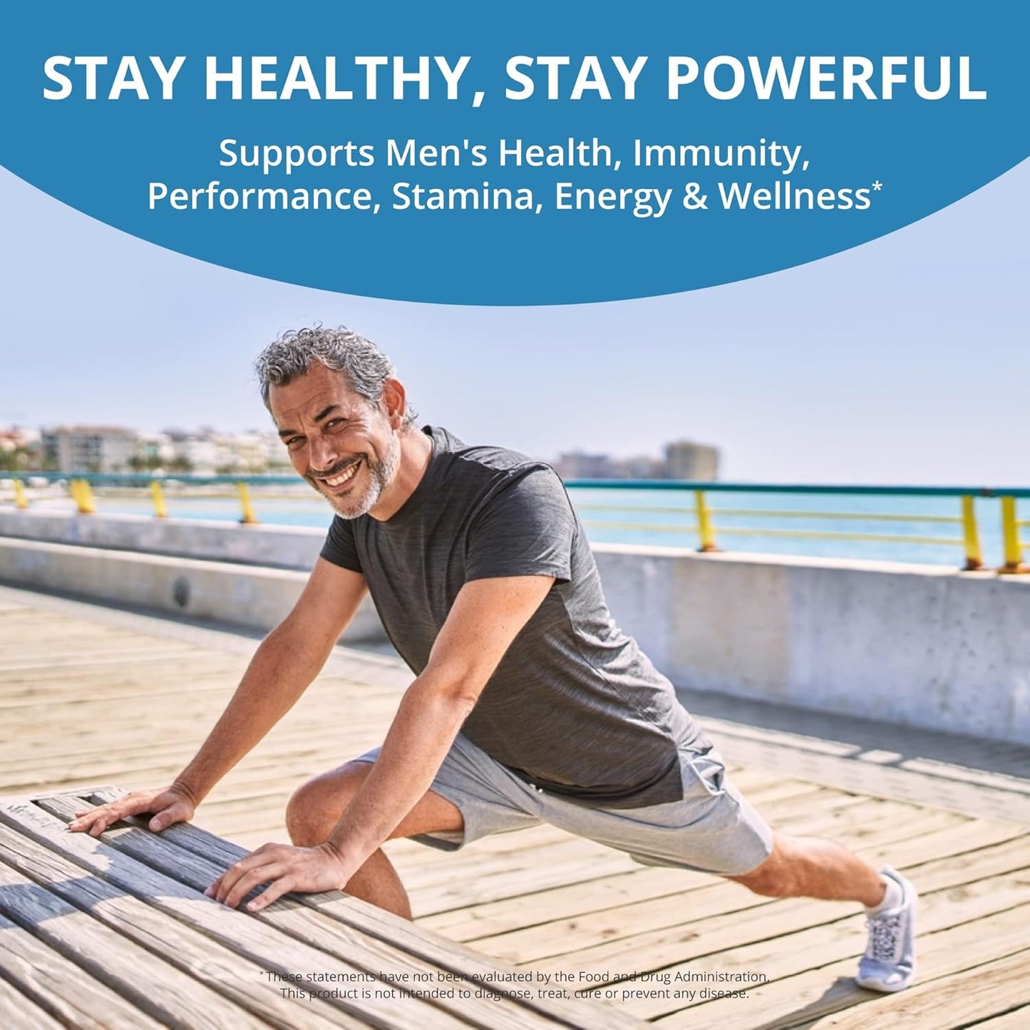 Men's Multi 18+ & Hair Xtra Bundle - Energy, Immunity, Muscle Strength, Health, Hair Growth - Biotin, Zinc, MSM, B Vitamins