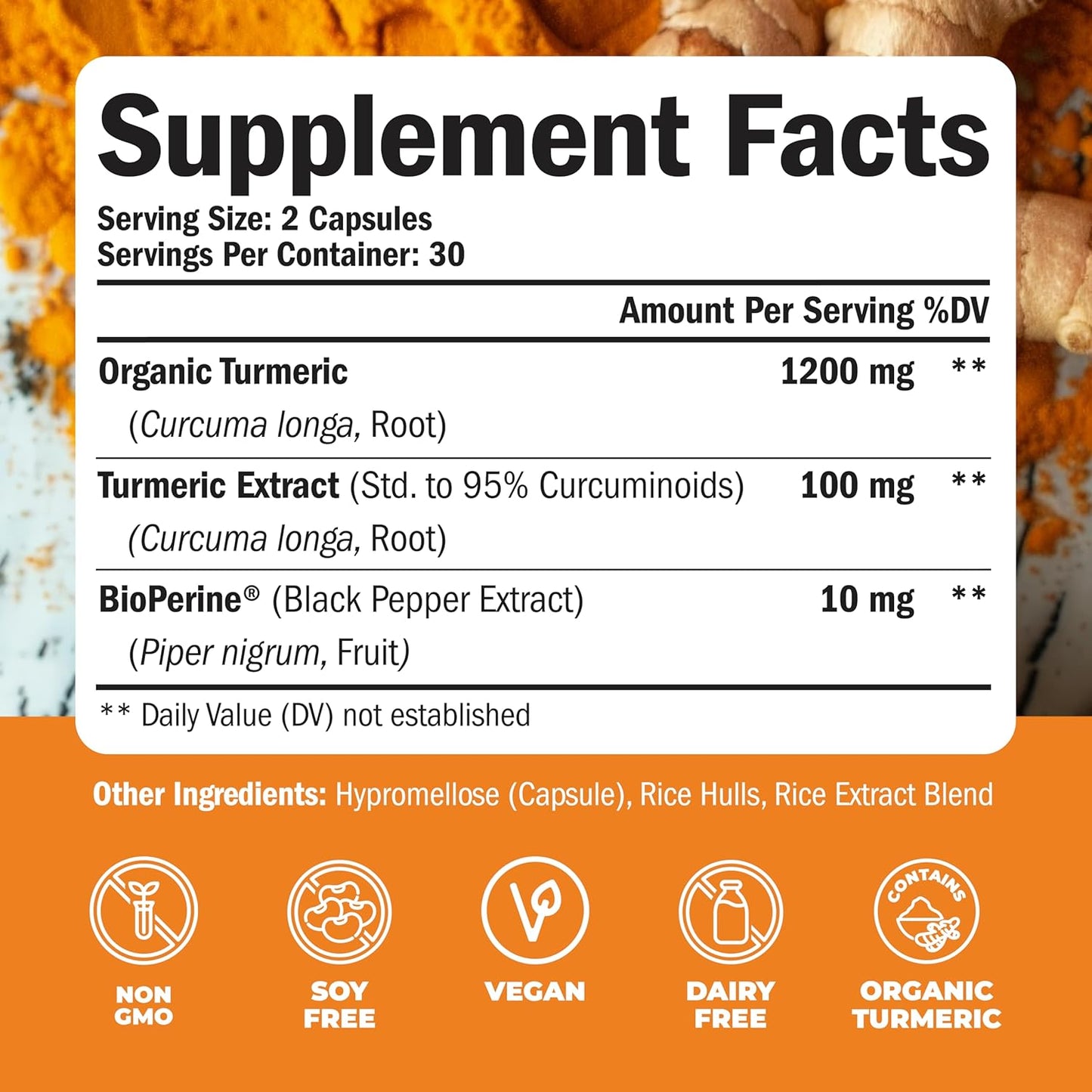 Men's Multivitamin with Turmeric Curcumin and Black Pepper Extract Bundle for Joint, Immune Support, Relief, Inflammation Balance, Antioxidants