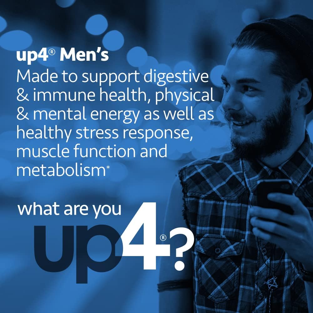 Men's Probiotic Supplement 50 Billion CFUs with Vitamins C, D, B6, B12, Digestive & Immune Support, Healthy Metabolism & Muscle Function, Non-GMO - 30 Count