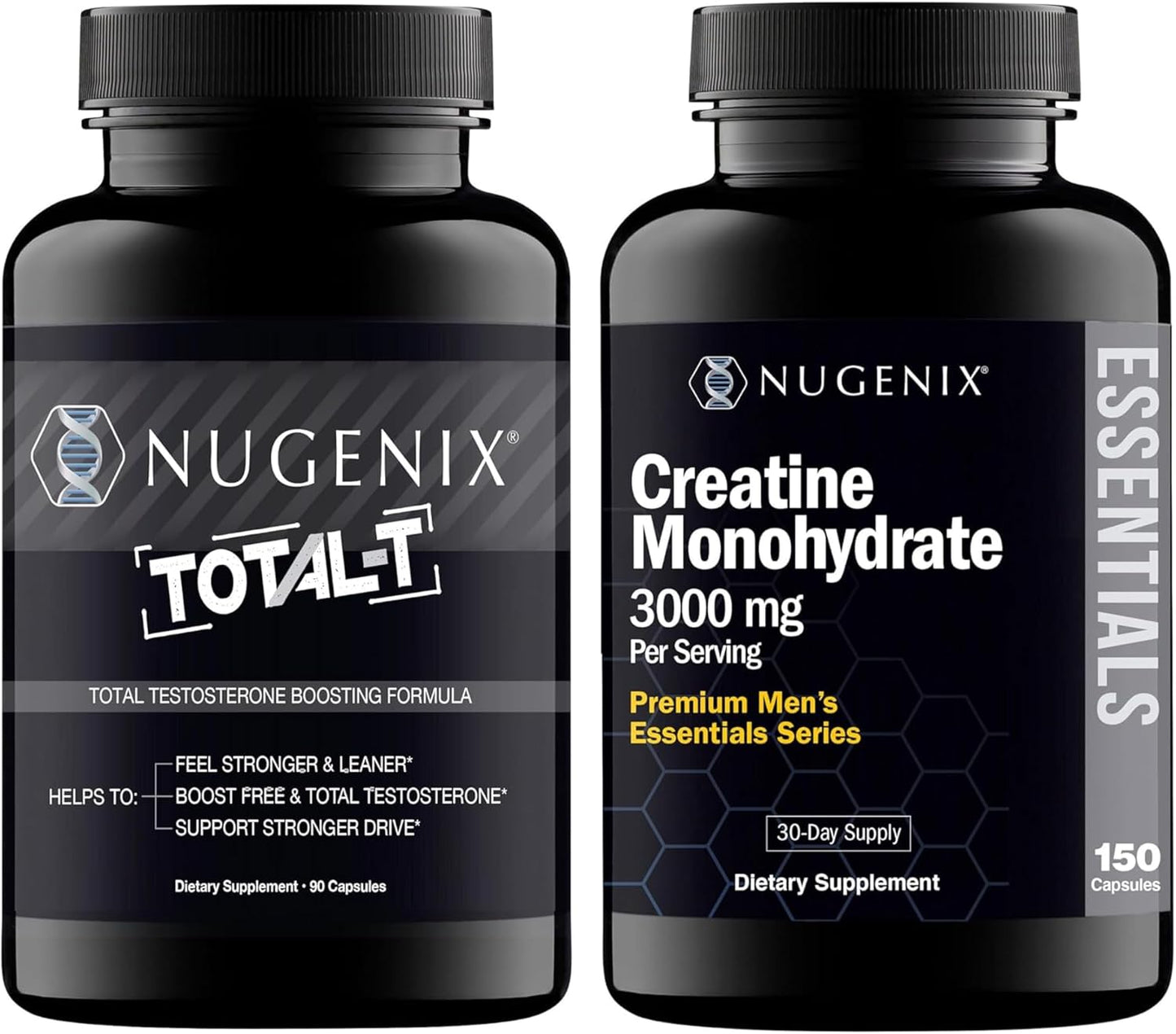 Men's Strength & Stamina Enhancer with Creatine Monohydrate - Nugenix Essentials Total-T Formula