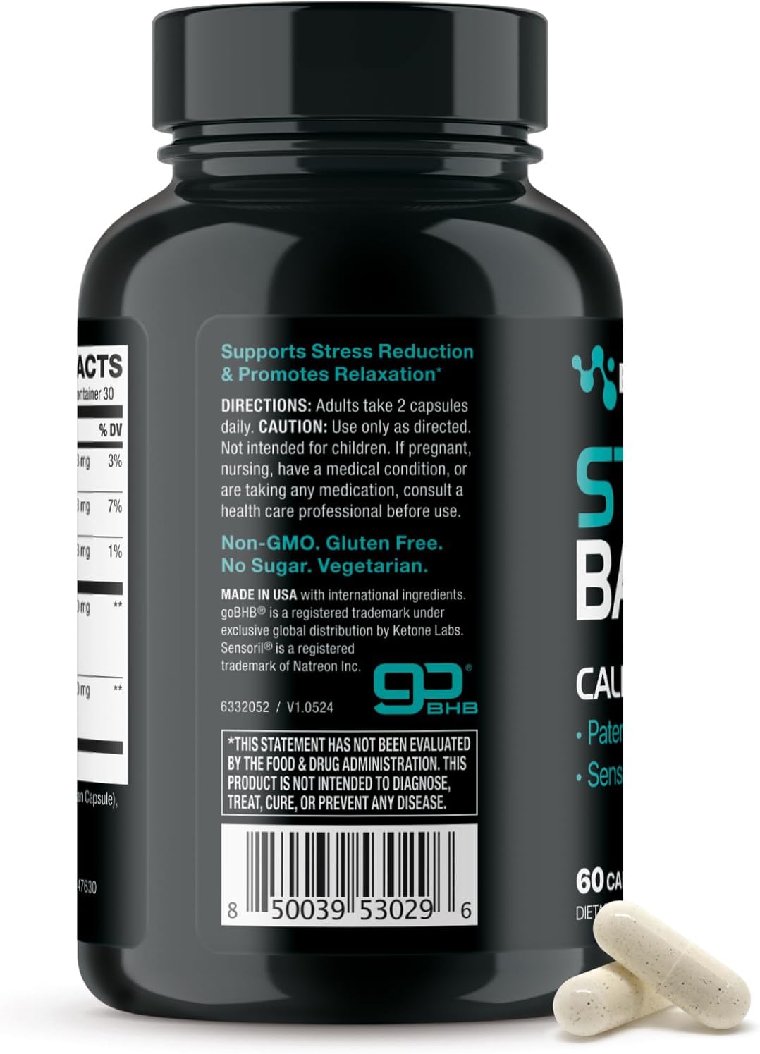 Men's Stress Management Supplement with Sensoril Ashwagandha - Relaxing Cortisol Reducer for Balanced Energy & Focus - Clinically Validated Mood Support & Calming Formula (30 Day Supply) - BoostGo Australia