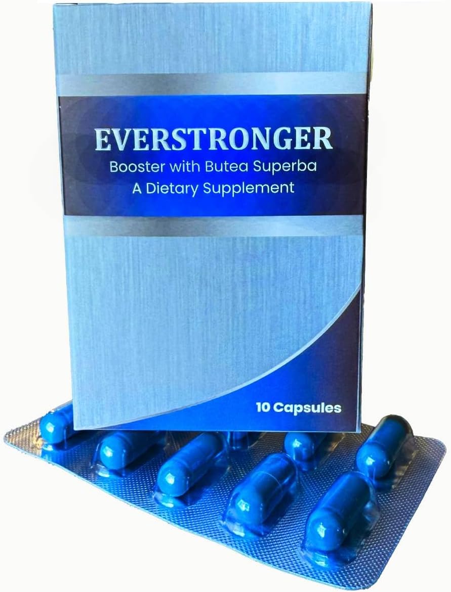 Men’s Vitality Supplement with Butea Superba for Energy, Strength, and Endurance - 10-Pack