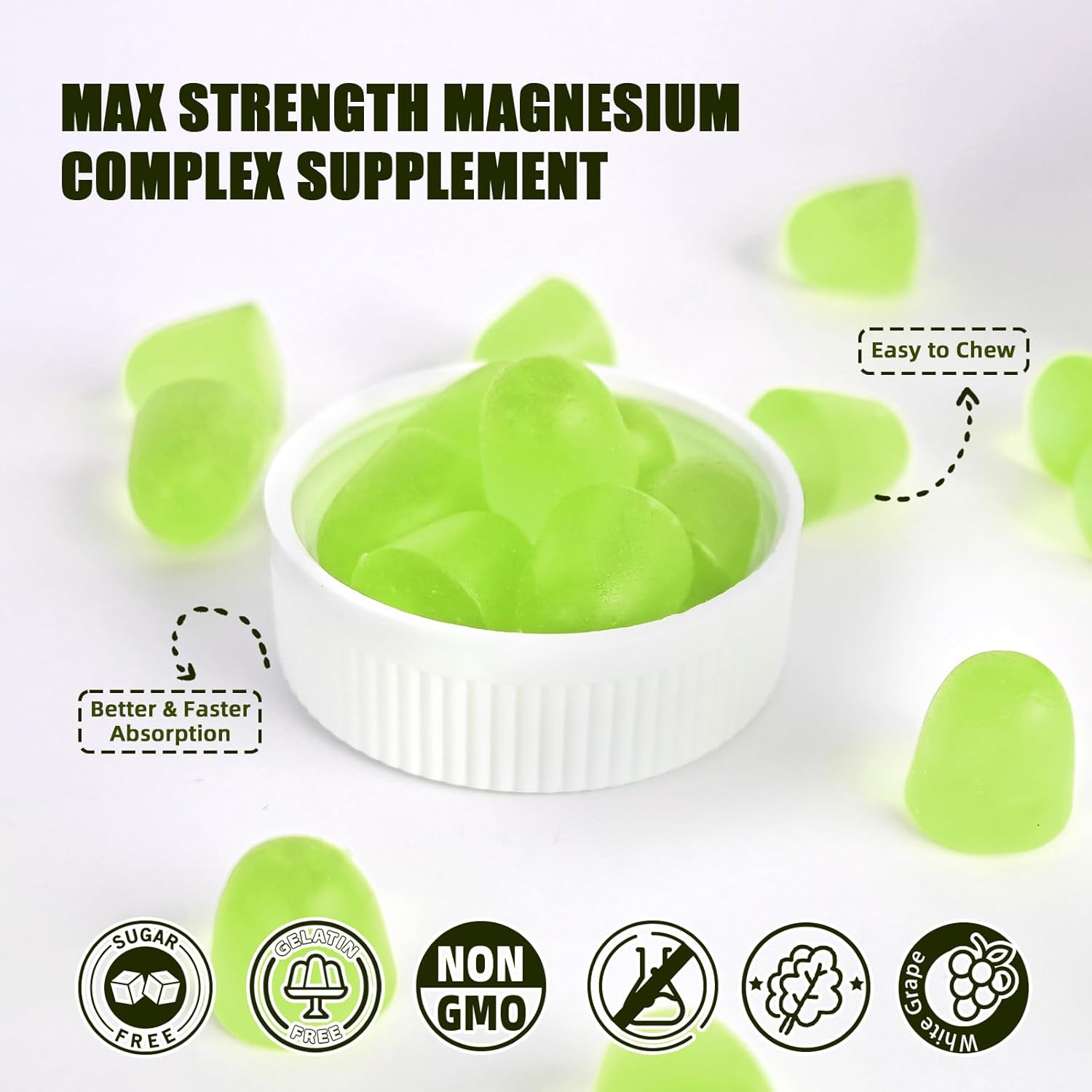 Men's Wellcatcher Potassium Magnesium Gummies - Support Energy and Muscle Health
