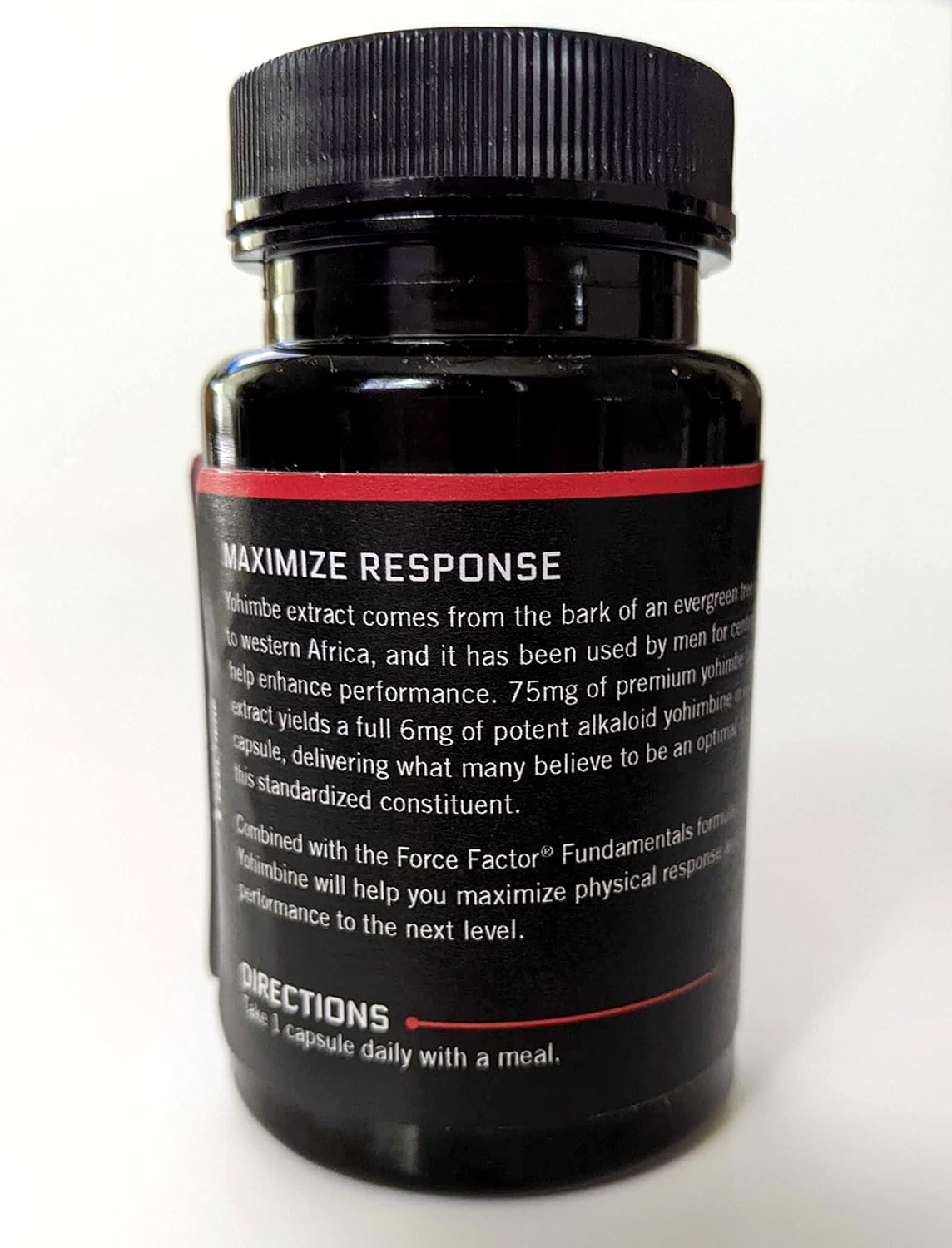 Men's Yohimbine Supplement with Yohimbe Bark Extract for Performance Enhancement - 6mg Yohimbine Bark Pills, 30 Count (2 Pack)