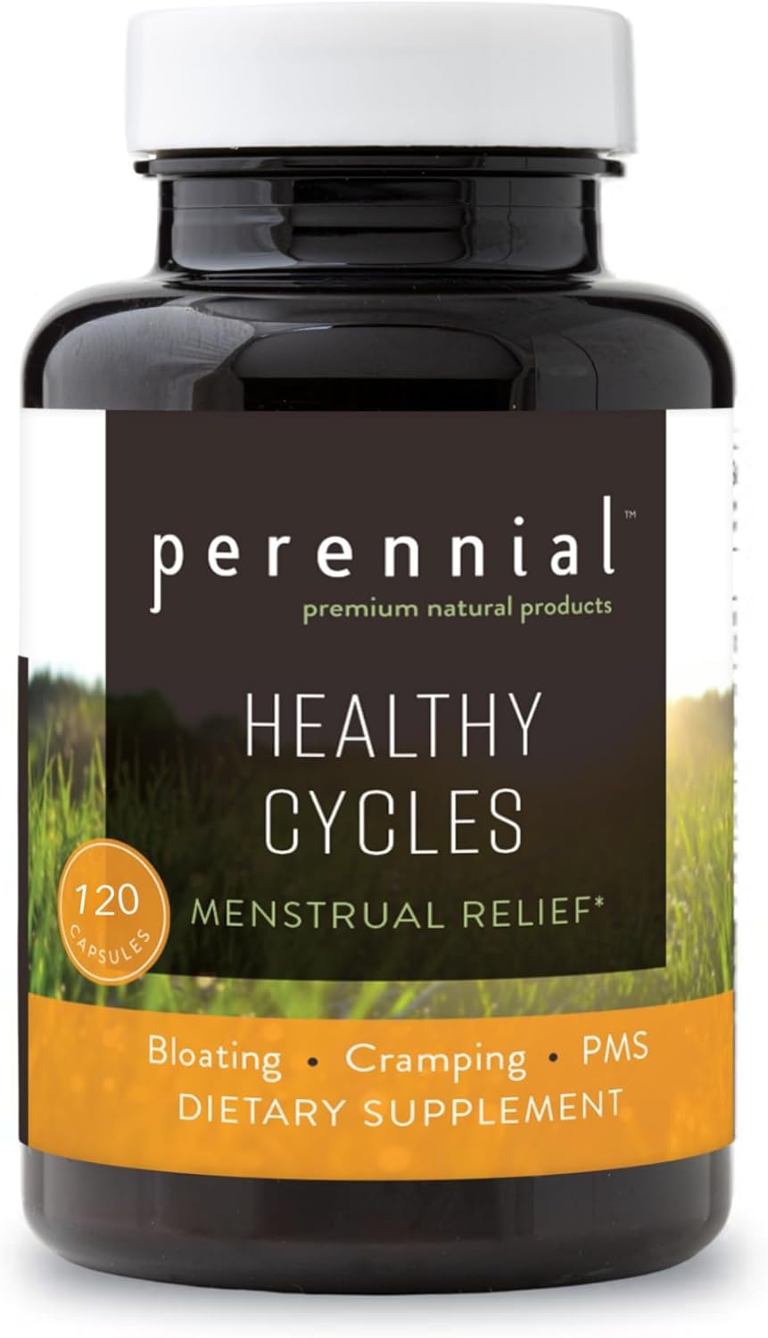 Menstrual Balance & Comfort Supplement - Natural Period Relief with Vitex, Dong Quai, Raspberry Leaf - Women's Cycle Health - 120 Caps