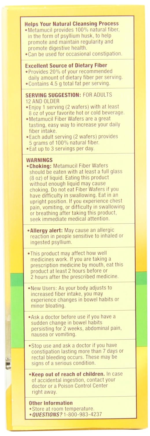 Meta Multi-Grain Fiber Wafers Apple Crisp 24 Count Pack of 3