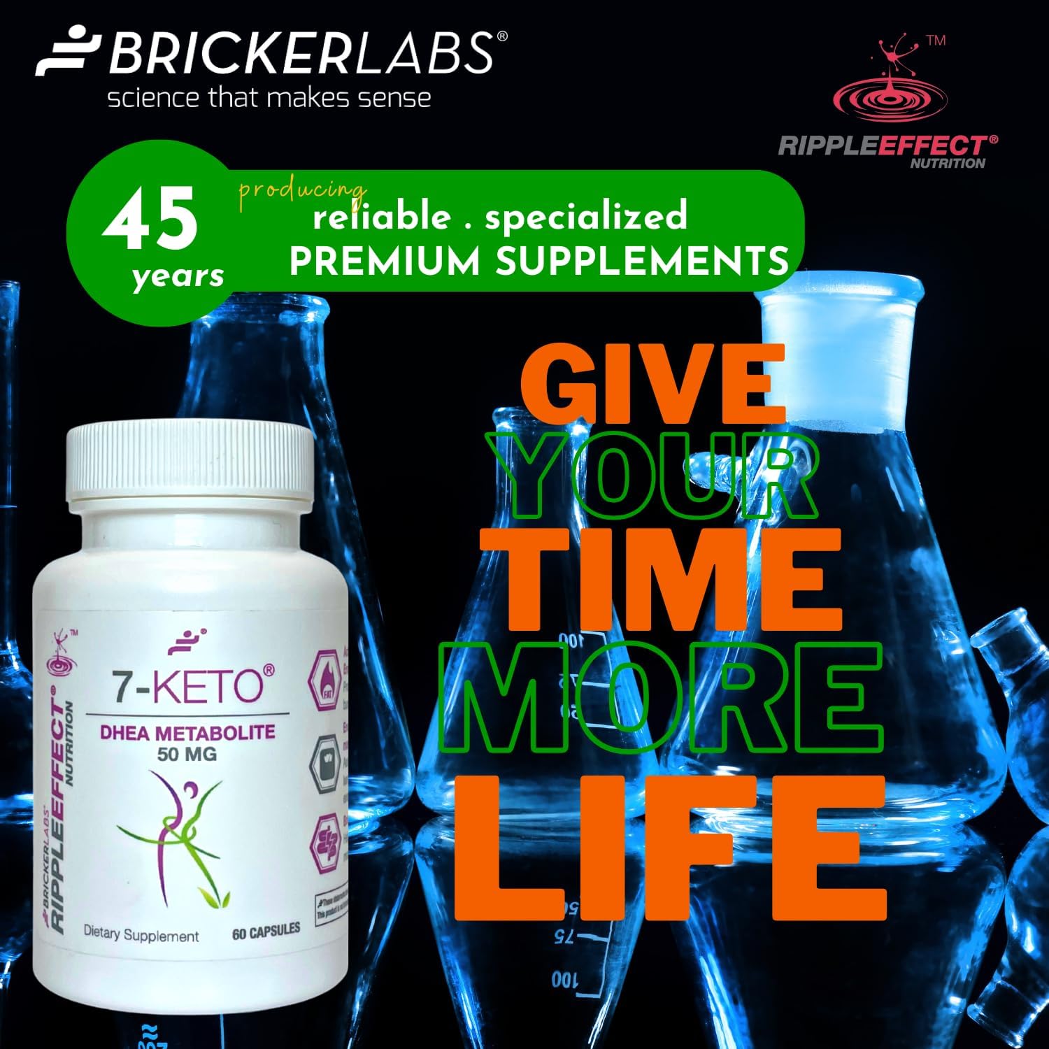 MetaboBoost Duo: 7-Keto DHEA 50mg for Weight Management & B12 Blast 1000mcg for Energy Support