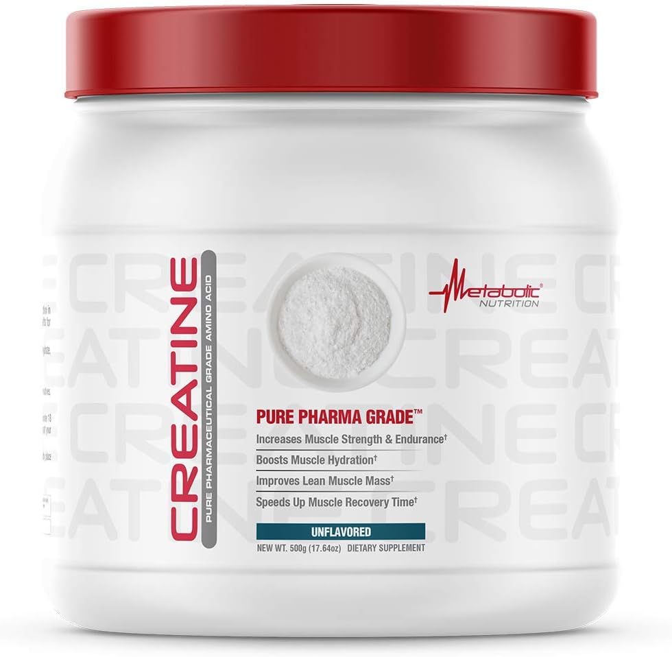 Metabolic Nutrition Creatine Supplement (500) - Boost Energy and Muscle Strength
