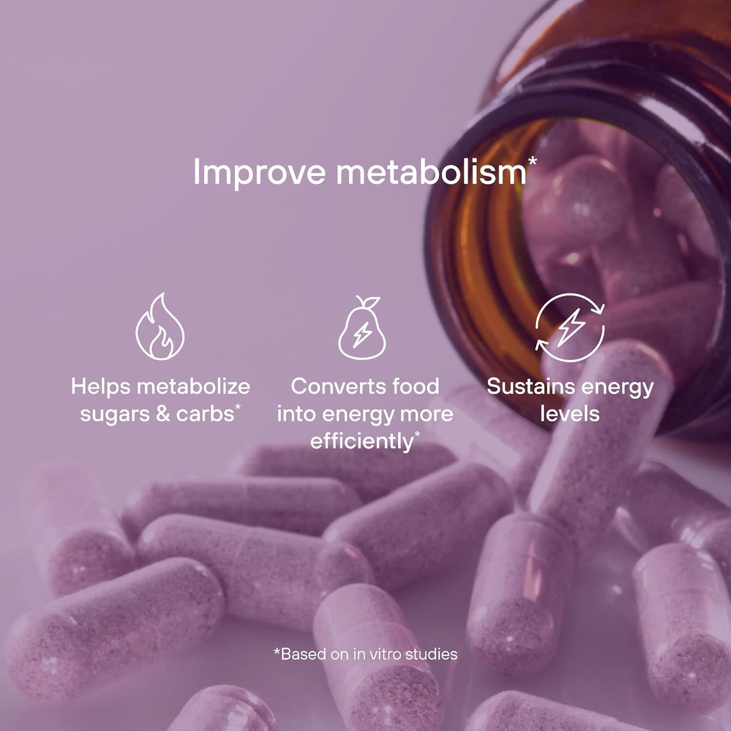 Metabolic Support Probiotic with Akkermansia Muciniphila for Energy - 90 Capsules for Men and Women