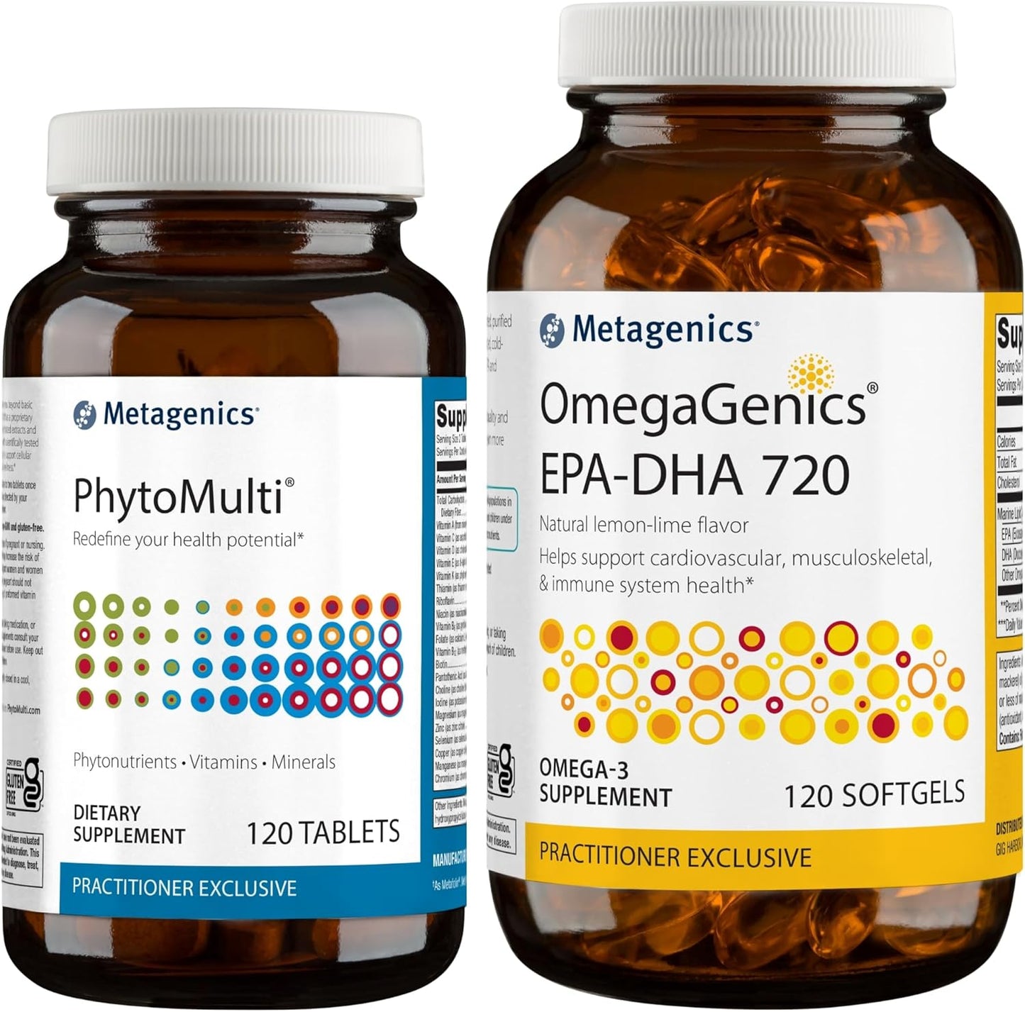 Metagenics Bundle: PhytoMulti Without Iron & OmegaGenics EPA-DHA 720 - Support Overall Health with Multivitamin & Omega-3* - BoostGo Australia