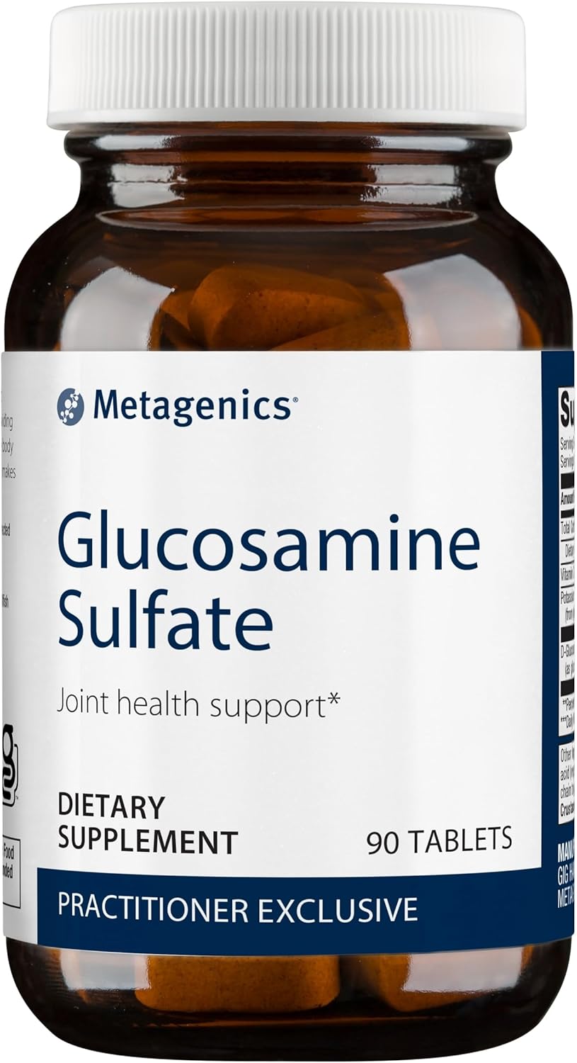 Metagenics Glucosamine Sulfate Tablets with Vitamin C and Potassium for Joint & Cartilage Health - 90 Count
