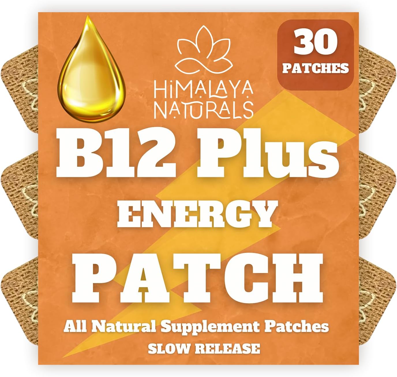 Methylcobalamin B12 Energy Patches | 30 Day Supply for Stamina & Recovery