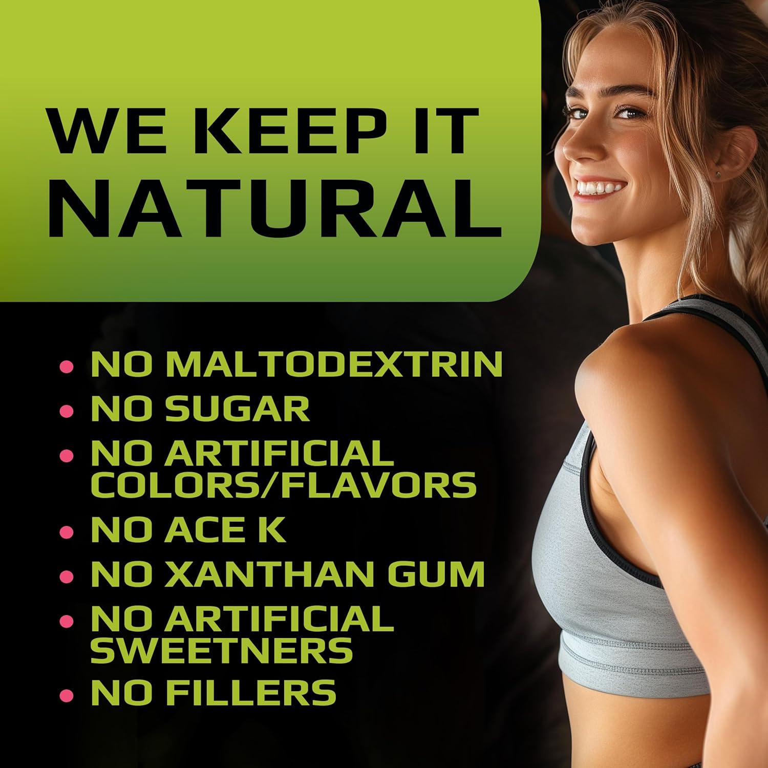 MFL Slim Whey Protein Powder with 28g Protein, Low Carbs, and Stevia Sweetener - 2 lbs Chocolate Berries