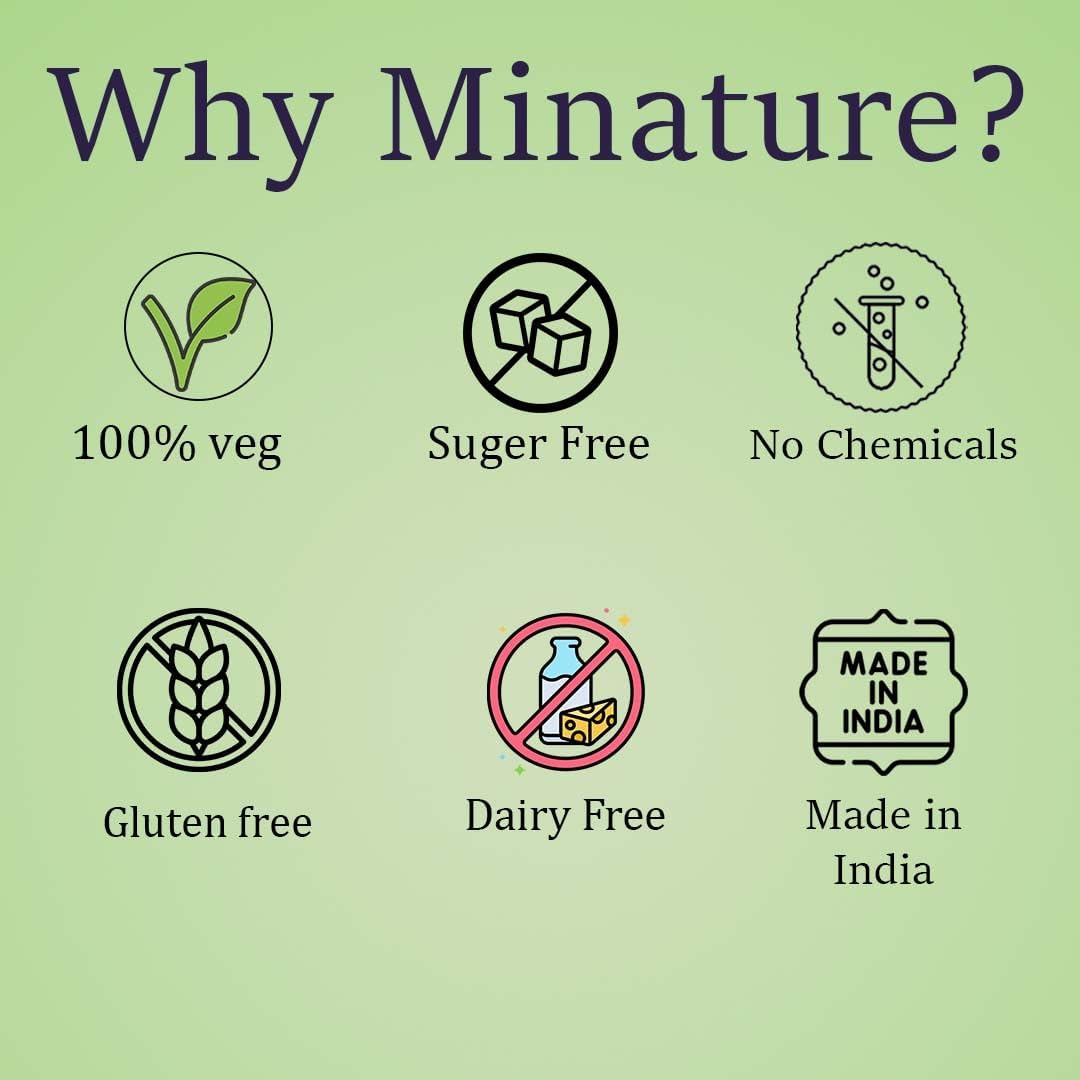 mi Nature Amla Fruit Powder Capsules - 60 Vcaps, 500mg - 1 Month Supply - Raw, Vegan, Gluten-Free - Made in India - Pure & Natural Indian Gooseberry Supplement