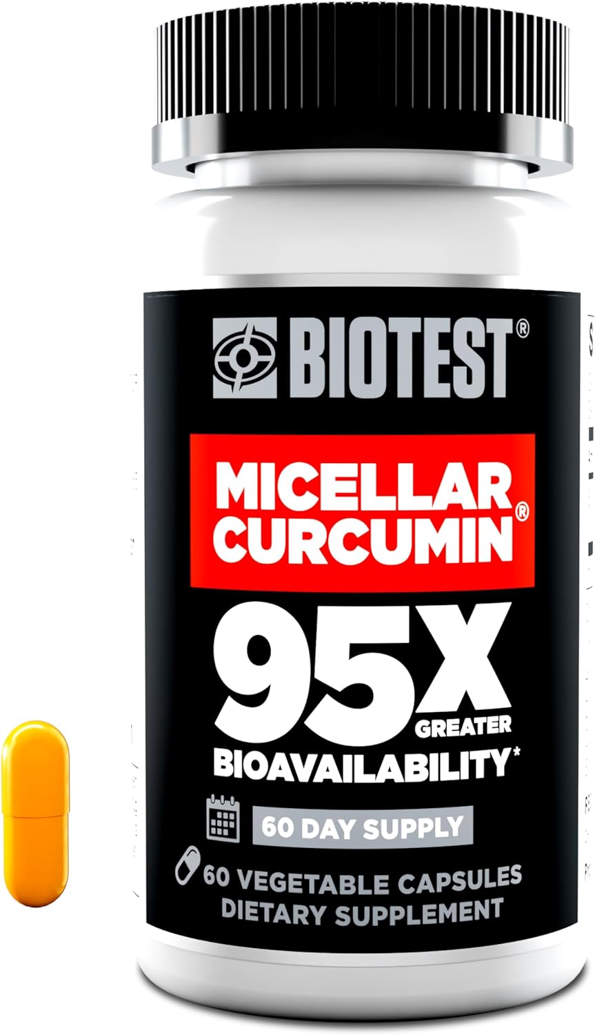 Micellar Curcumin for Enhanced Joint Health & Inflammation Response - 60 Capsules - BoostGo Australia
