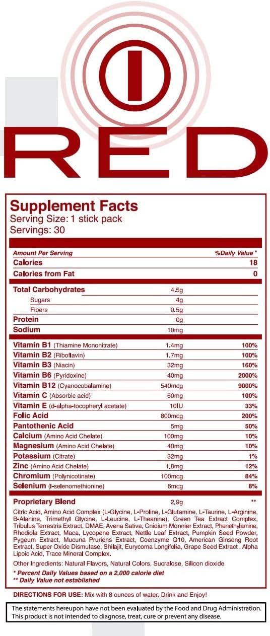 Michael Wellness bhip Red for Men Boosts Strength, Endurance, and Fights Fatigue