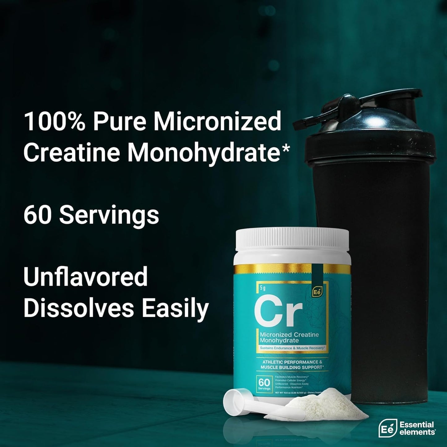 Micronized Creatine Monohydrate Powder for Women and Men - Unflavored Pure Creatine Supplement - 240 Servings (2 Pack)