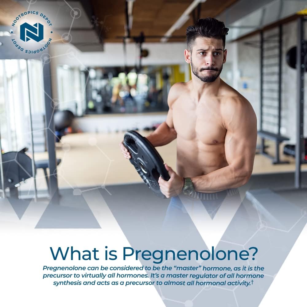 Micronized Pregnenolone Quick Dissolve Tablets | 5mg | Enhance Mood, Cognition, & Hormone Balance | 120 Count by Nootropics Depot - BoostGo Australia