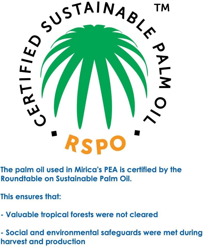 Mirica Advanced Nervous System Support Capsules - High Absorption Pea, Luteolin & Polydatin Formula, 60ct