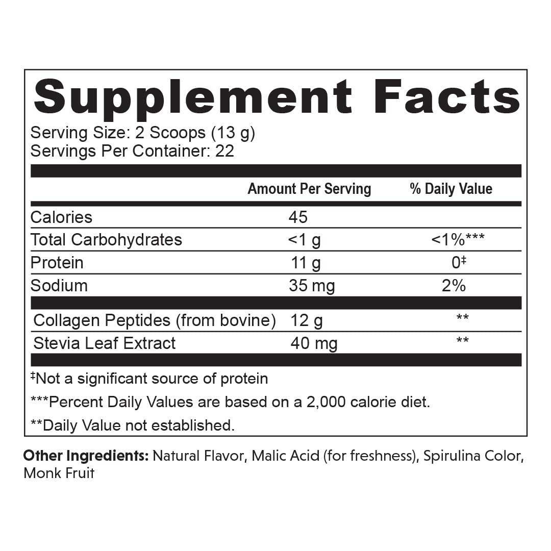 Mixed Berry Flavored Collagen Peptides Powder Supplement for Skin, Hair, Nails, and Joints - Great Lakes Wellness - Quick Dissolve Hydrolyzed Formula - Non-GMO, Gluten-Free, Halal - 10 oz Canister - BoostGo Australia