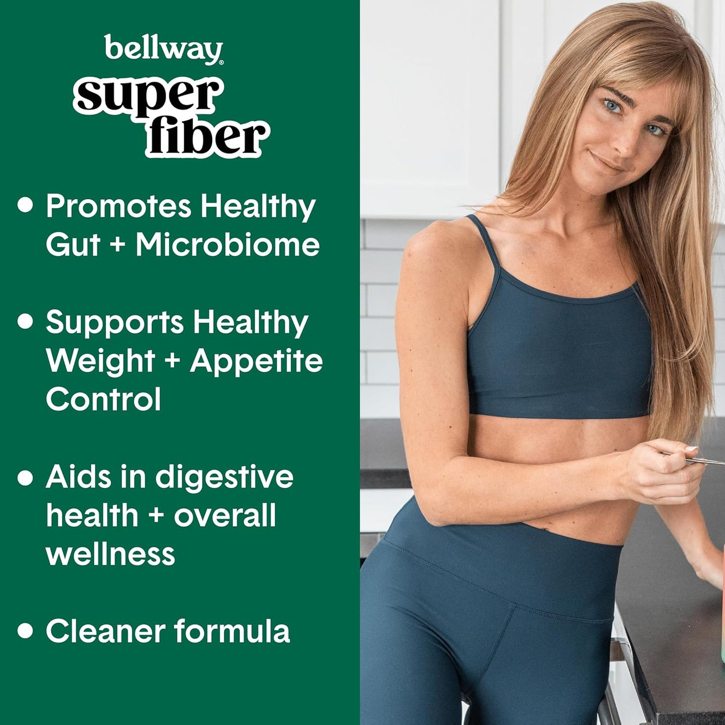 Mixed Berry Super Fiber Powder with Greens for Digestive Health and Immune Support