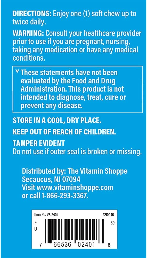 Mixed Berry Vitamin B12 Soft Chews - Boosts Energy & Brain Health - 60 Chews