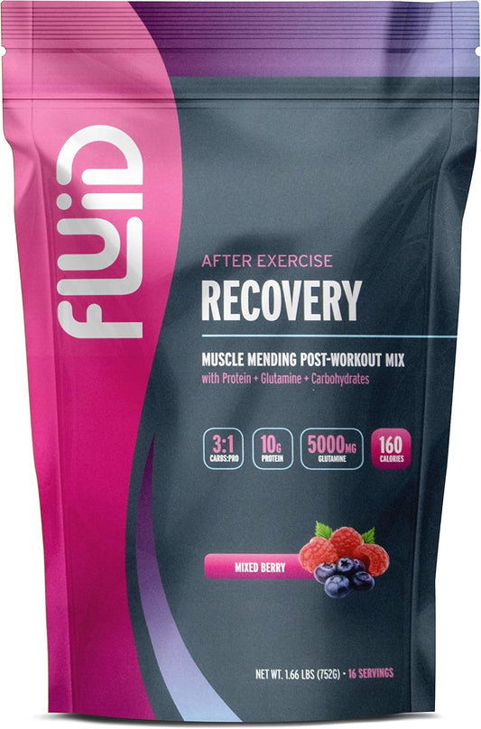 Mixed Berry Whey Isolate Protein Drink Mix for Post-Workout Recovery - Gluten-Free and Lactose-Free with L-Glutamine and All Natural Ingredients