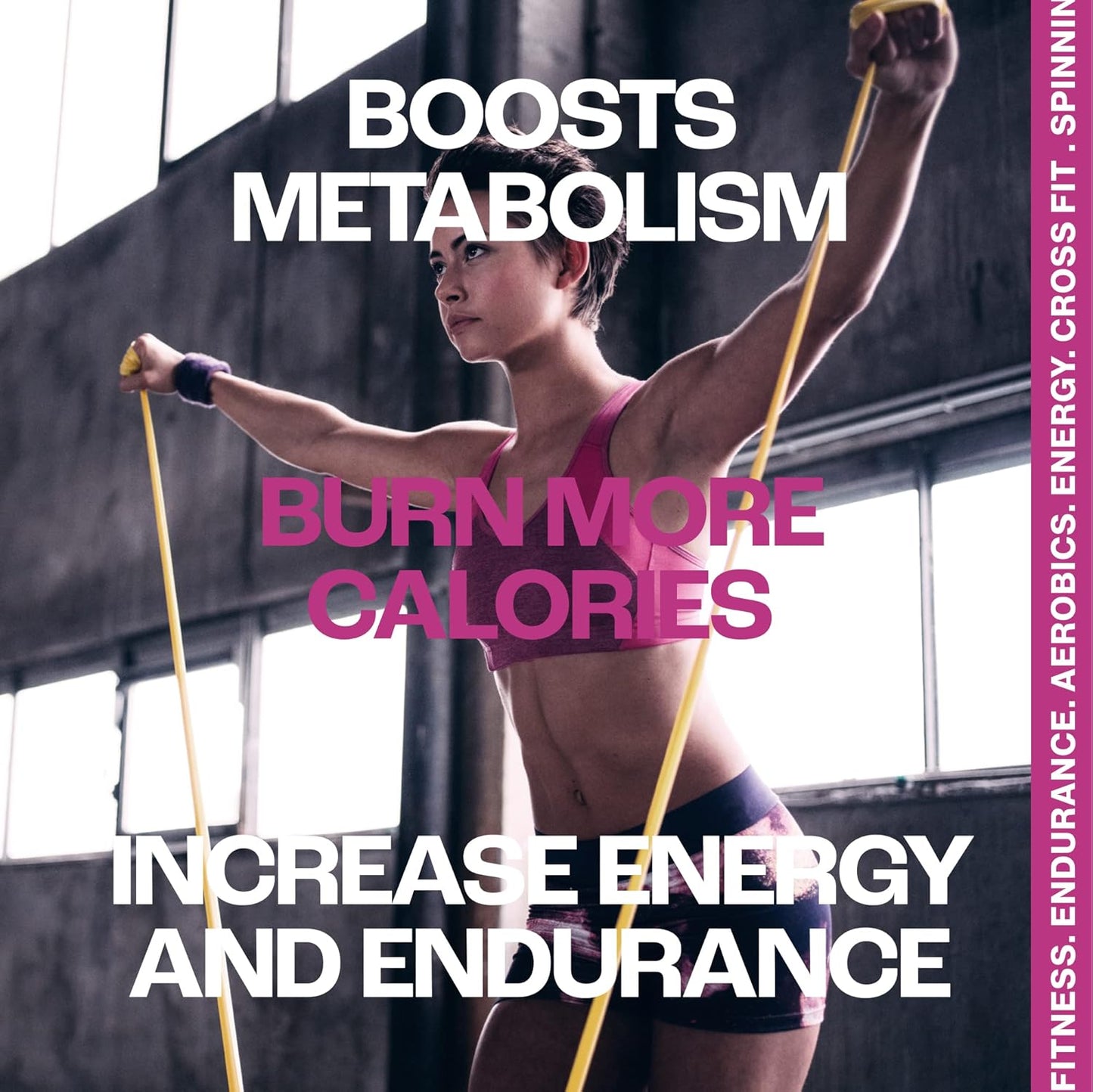 MMUSA Women's Lean Muscle Strength Pre-Workout with Energy Boost - Burn Fat Faster, Strengthen Core, Increase Endurance - Strawberry Flavor