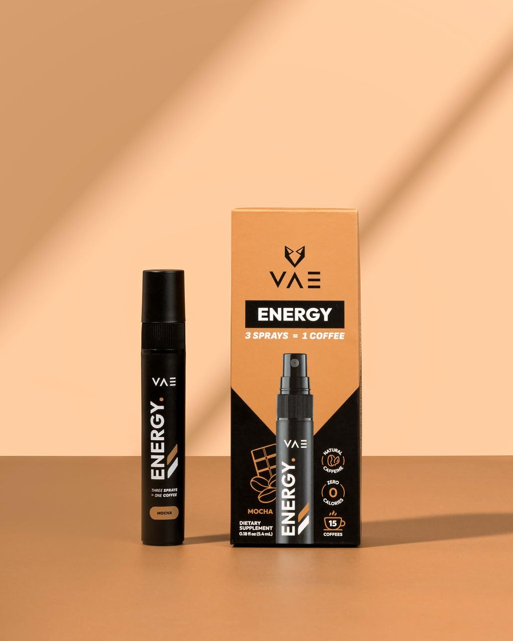 Mocha VAE Energy Spray for Quick Boost and Focus