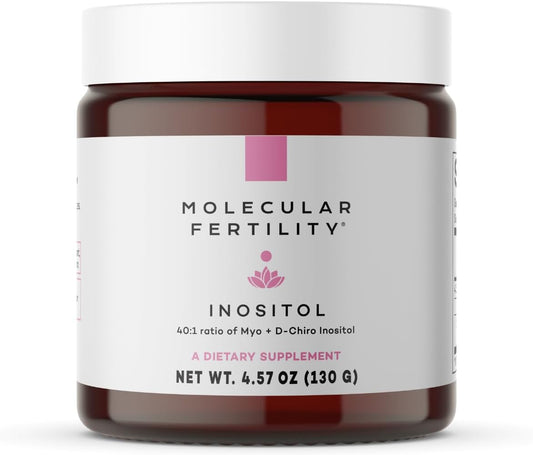 Molecular Fertility Inositol Supplement | Myo & D-Chiro Inositol 40:1 Ratio | 60 Servings, 30 Day Supply