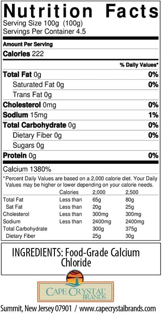 Molecular Gastronomy Spherification Kit - Cape Crystal Sodium Alginate and Calcium Chloride for Culinary Experiments, 4-Oz