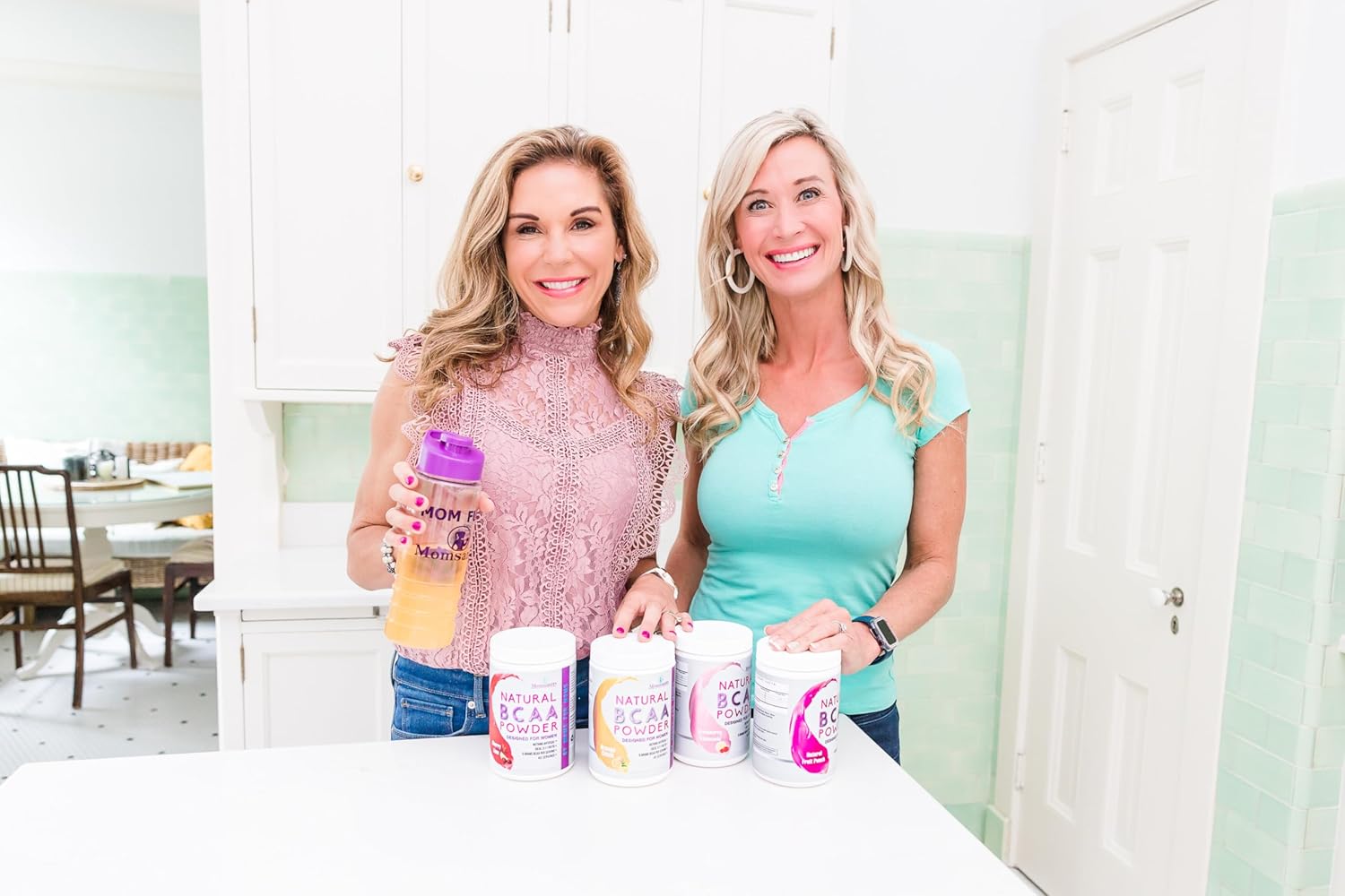 Momsanity BCAA Powder Preworkout for Women - Sweetened with Stevia, Erythritol & Monk Fruit + Recipe Guide | 40 Servings