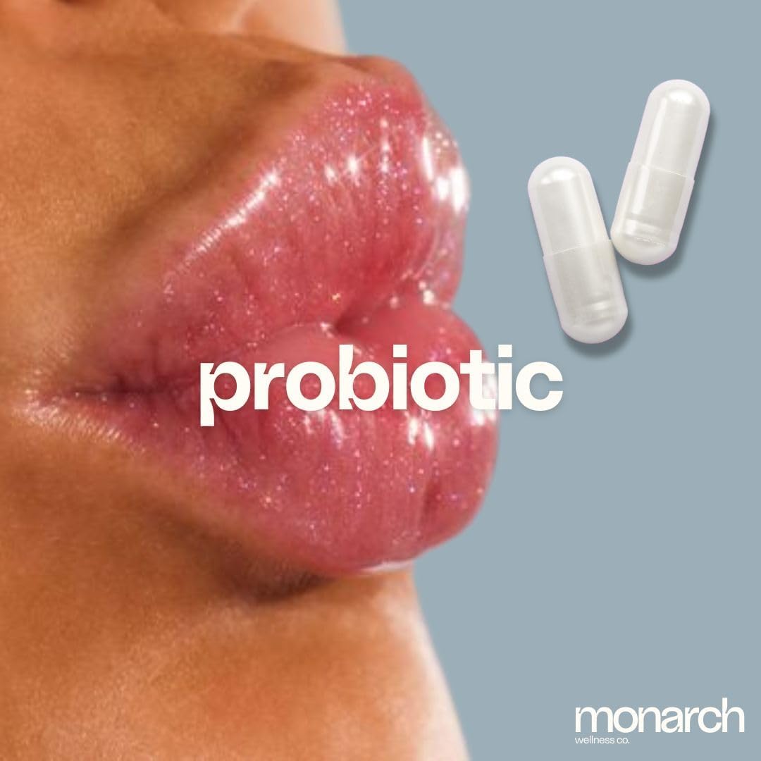 Monarch Wellness Co. Probiotic with Prebiotics: 40 Billion CFU, 4 Strains - Digestive & Gut Health (60 Capsules) - Natural Probiotics for Women & Men - Immune Support & Digestive Aid Supplement