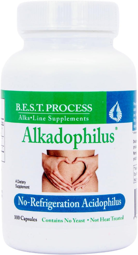 Morter HealthSystem Alkadophilus Alkaline Probiotic & Prebiotic Supplement - 1.5 Billion CFU & Beetroot - No Refrigeration Needed