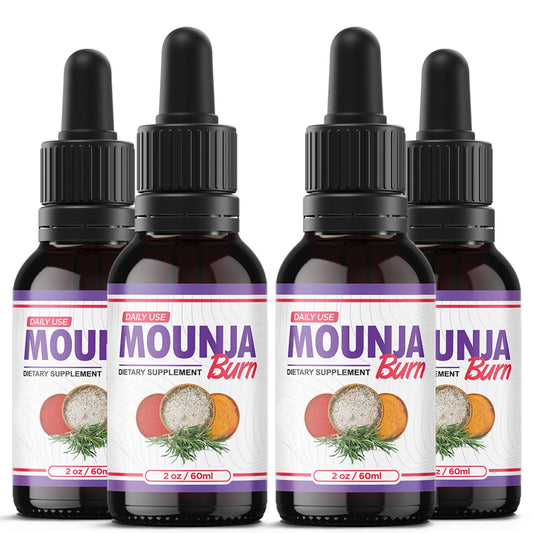 Mounja Burn Original Supplement Bundle - 4 Pack for 120 Days of Support