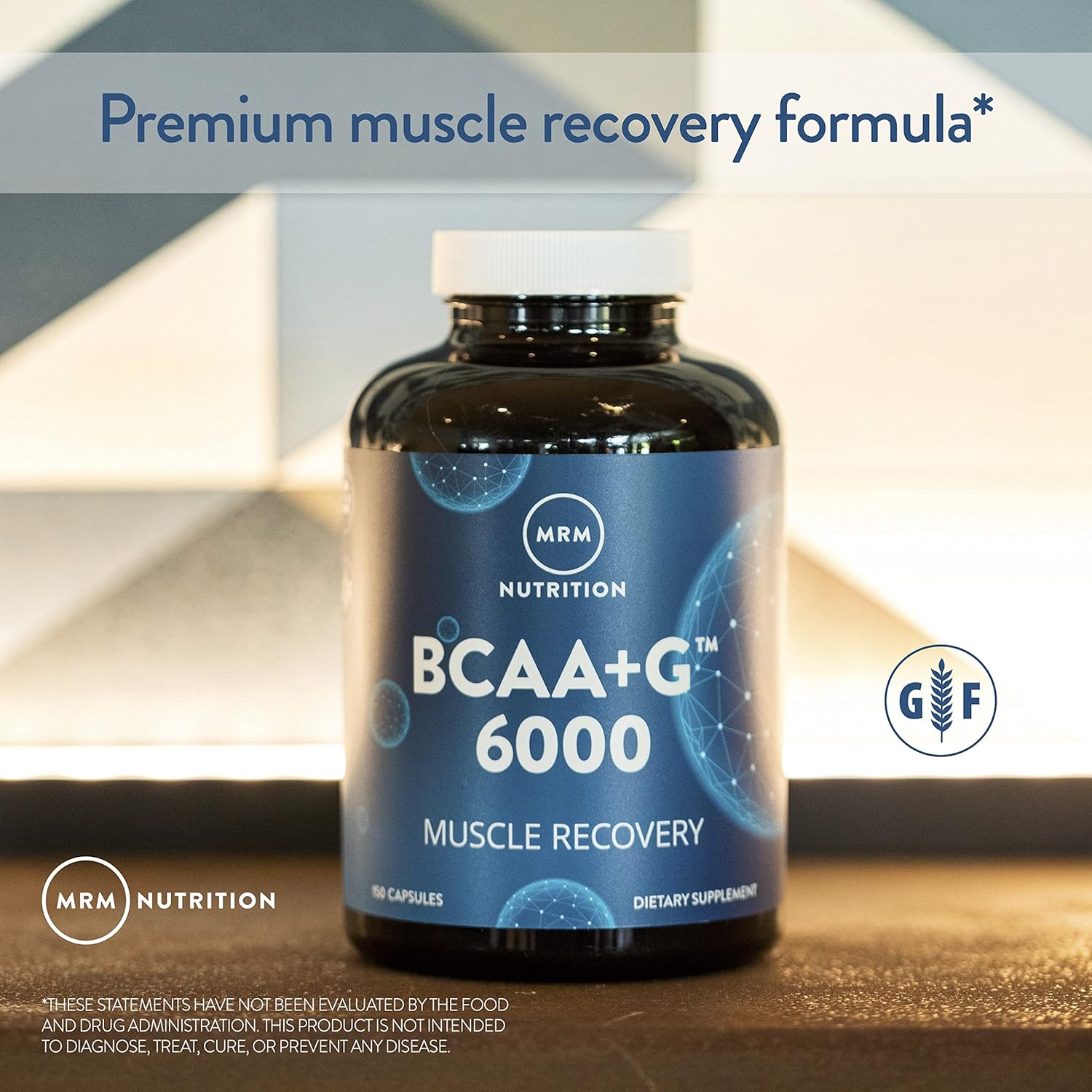 MRM BCAA+G 6000: Ultimate Post-Workout Recovery for Muscle Size & Strength, Reduces Fatigue & Soreness (150 Caps) - BoostGo Australia