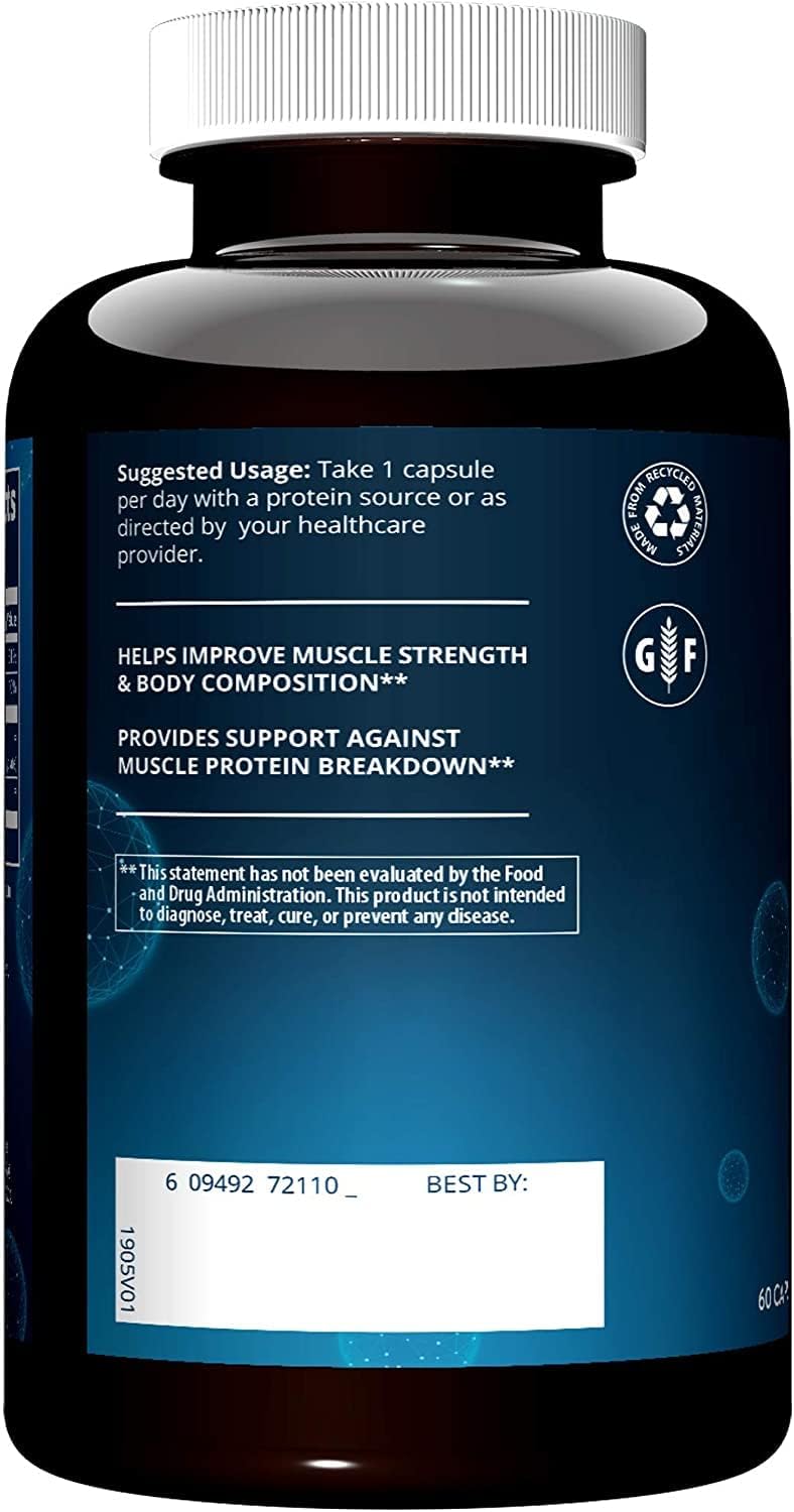 MRM HMB 1000mg Capsules for Muscle Maintenance - 60 Count