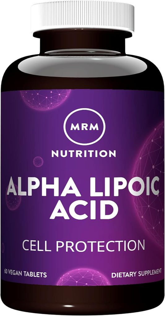 MRM Nutrition Alpha Lipoic Acid Capsules - 300mg ALA for Cell Protection, Liver Health, and Antioxidant Support - 60 Servings - BoostGo Australia