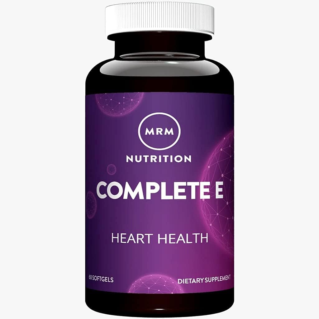 MRM Nutrition Complete E Supplement - 400 IU Vitamin E with Vitamin C for Heart Health - Gluten-Free - 30 Servings - BoostGo Australia