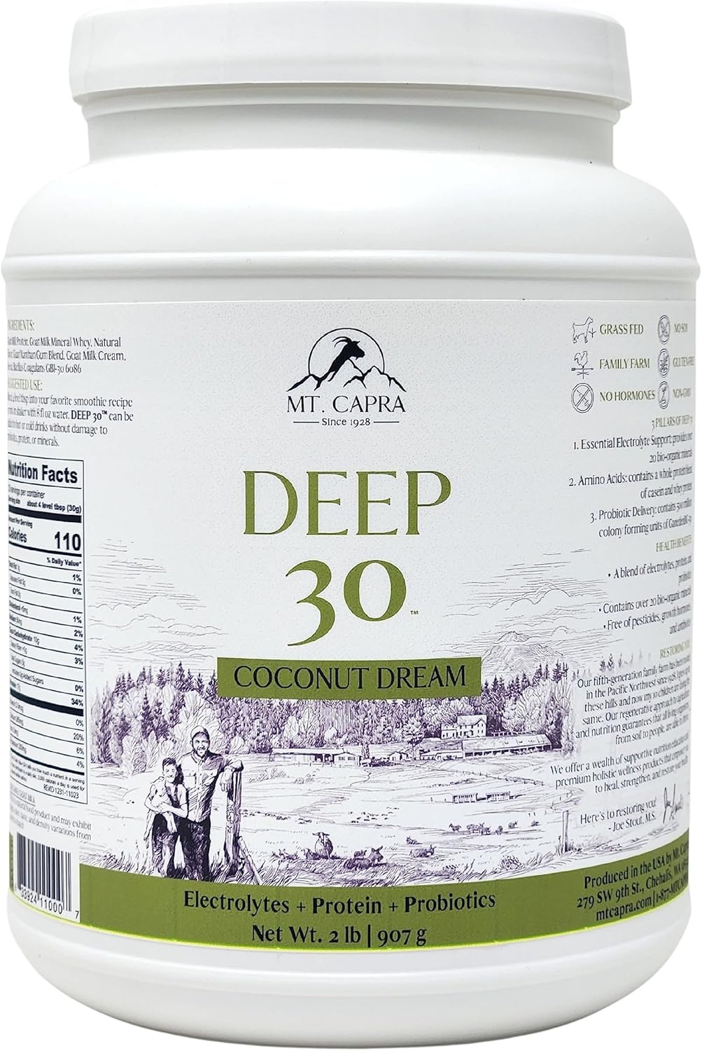 Mt. Capra Deep 30 Coconut + Clean Minerals with Collagen Peptides Bundle - Trusted Since 1928