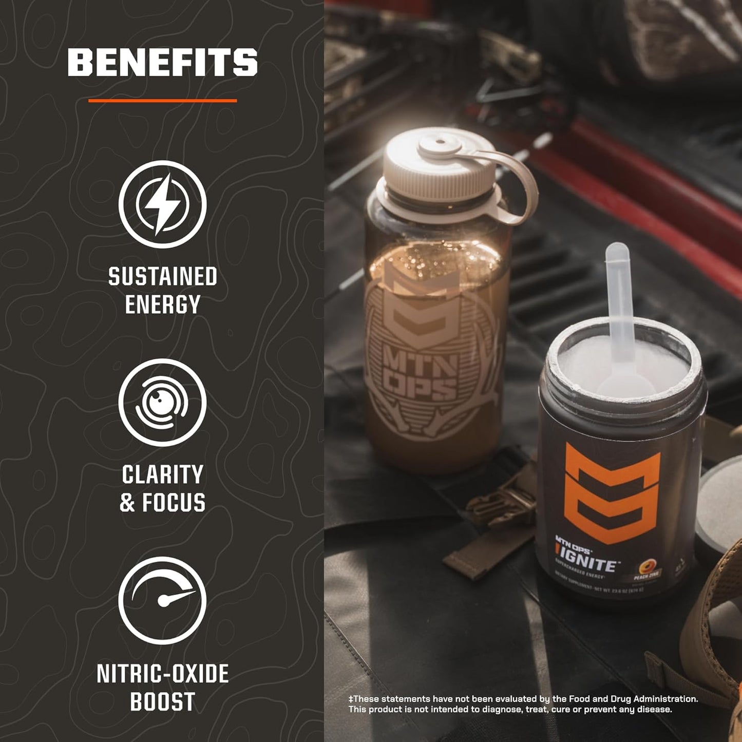 MTN OPS Citrus Bliss Ignite and Lemonade Hydrate Bundle for Energy and Hydration