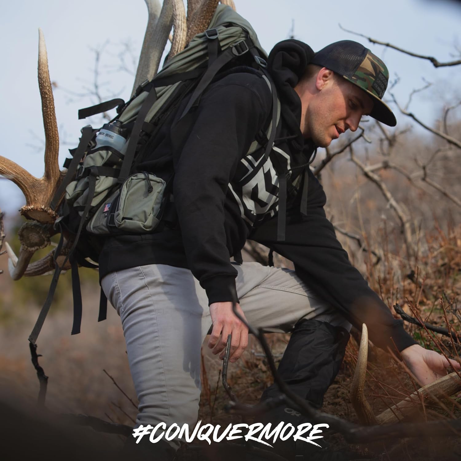 MTN OPS Cookies & Cream Protein Powder with 23g Whey Isolate & Milk Protein, BCAAs, Zero Sugar, Gluten Free - 30 Servings