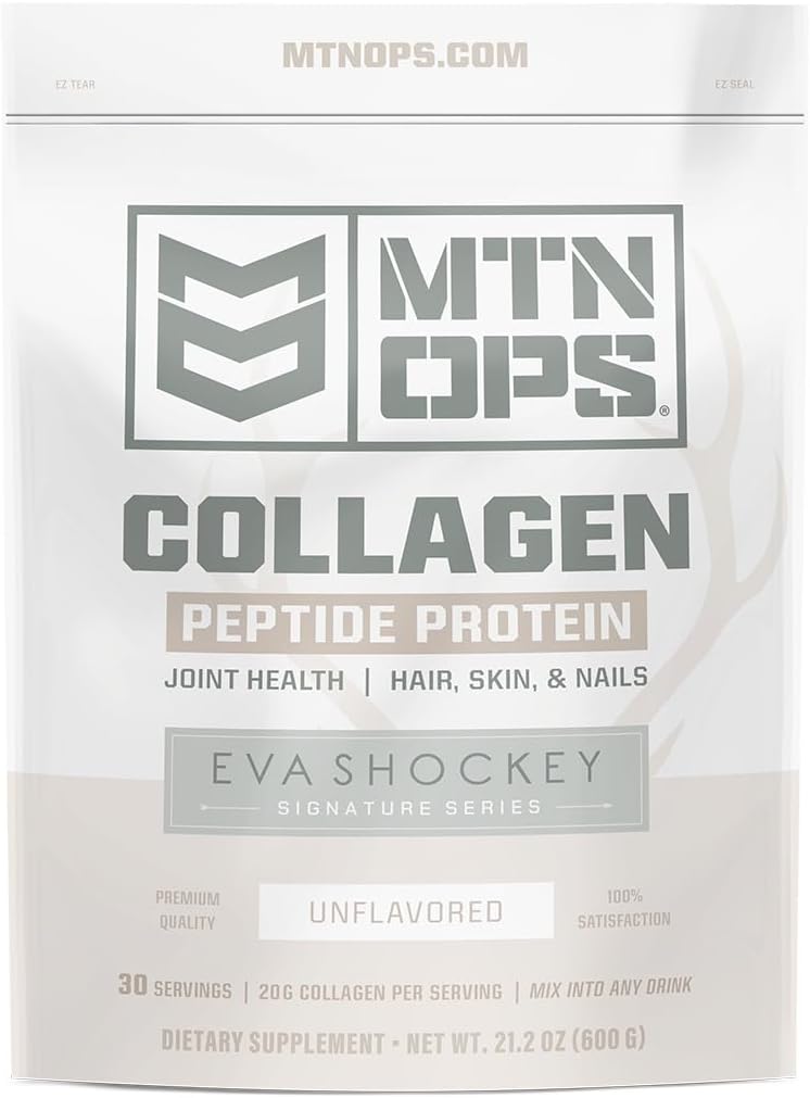 MTN OPS Eva Shockey Collagen Peptide Protein Powder - 20 Servings, 21.2 oz