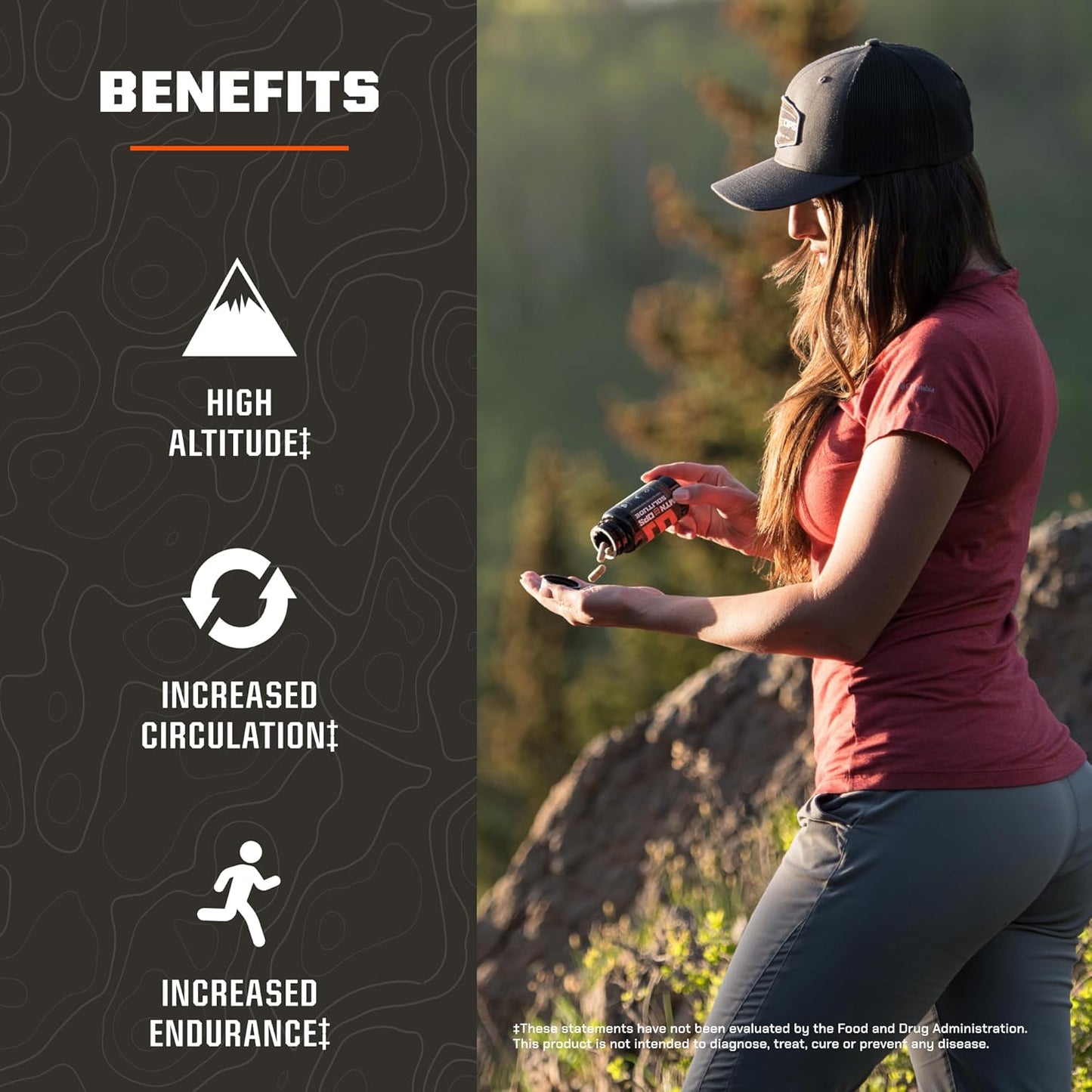 MTN OPS Solitude High-Altitude Performance Supplement - 25 Servings, Black Color, One Size - Boosts Endurance & Stamina at Elevation