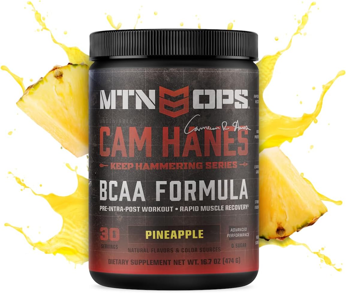 MTN OPS Yeti and BCAA Pineapple Bundle - Energy and Recovery Supplement Pack for Athletes